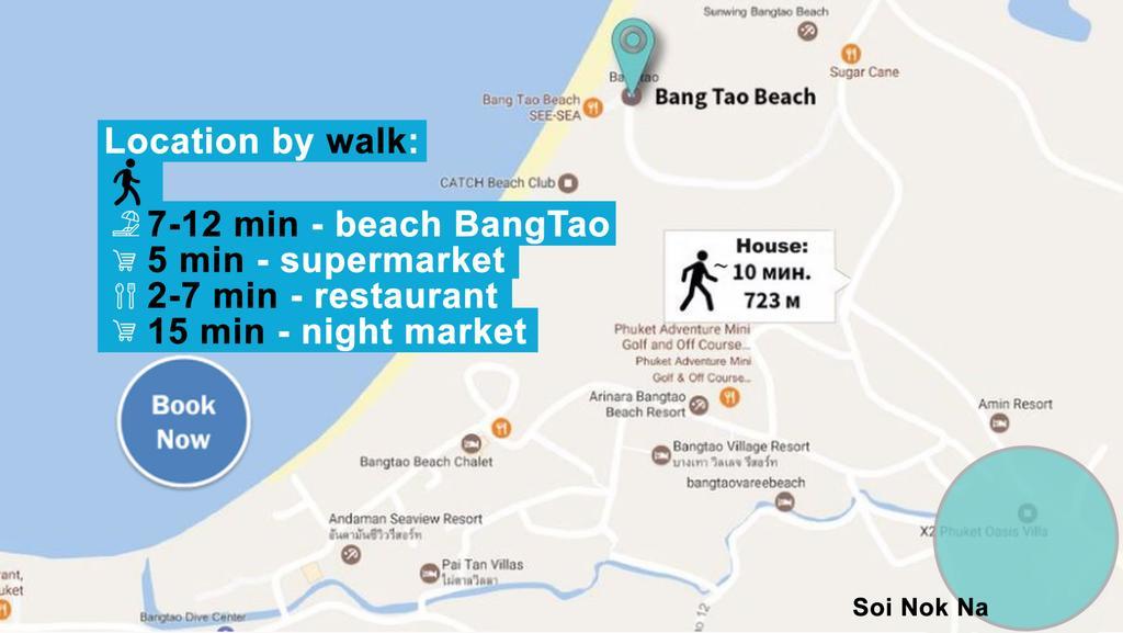 Aquatoria Phuket Bangtao Villa Pantai Surin Bagian luar foto